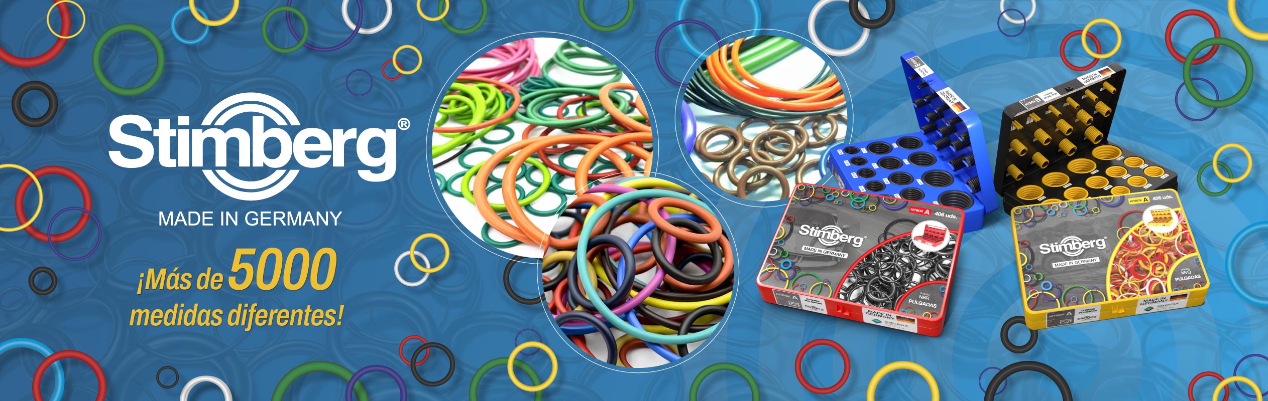 Orings alemanes Stimberg en Bogotá - Viton, nitrilo y más de 5000 medidas diferentes